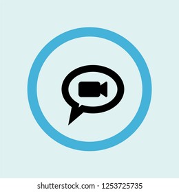 speech bubble icon symbol. Premium quality isolated speech bubble vector icon in trendy style. speech bubble element.