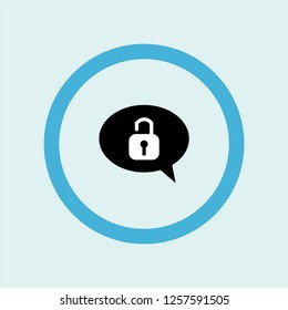 speech bubble icon symbol. Premium quality isolated speech bubble vector icon in trendy style. speech bubble element.