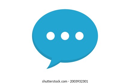 Speech bubble icon template message vector image