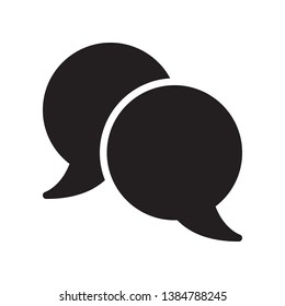 Speech bubble icon in trendy flat style design. Vector graphic illustration. Speech bubble icon for website design, logo, app, and ui. Vector file. Pixel perfect. EPS 10.