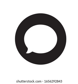 Speech Bubble icon icon trendy and modern placeholder symbol for logo, web, app, UI.