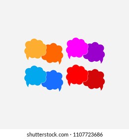 Speech Bubble Icon Vector