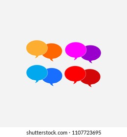 Speech Bubble Icon Vector