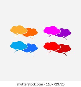 Speech Bubble Icon Vector