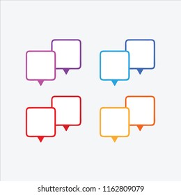 Speech Bubble Icon Vector