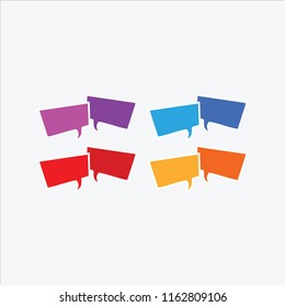 Speech Bubble Icon Vector