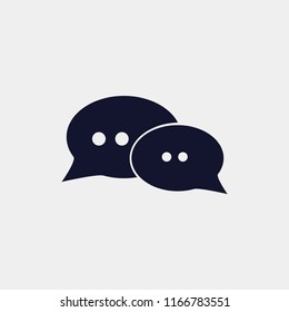 speech bubble icon vector