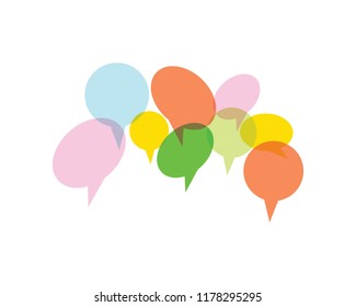 
speech bubble icon vector