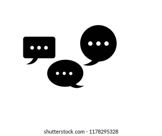 
speech bubble icon vector