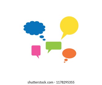 
speech bubble icon vector