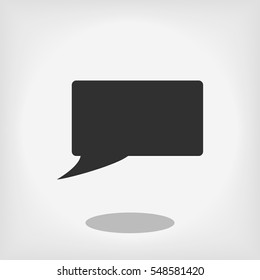 Speech bubble icon, vector best flat icon, EPS