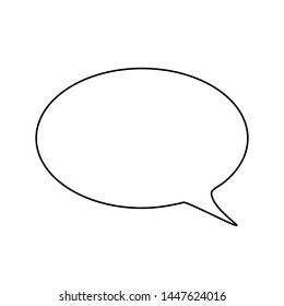 Speech Bubble Icon Vector. Chat sign icon.