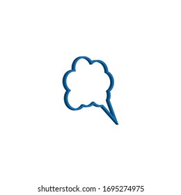 Speech bubble icon vector design