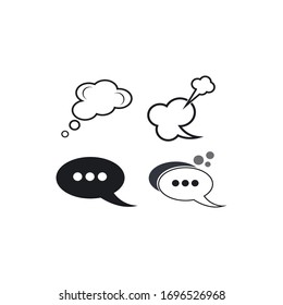 Speech bubble icon vector design
