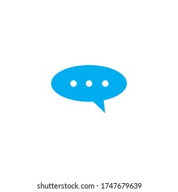 Speech bubble icon vector design