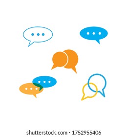 Speech bubble icon vector design