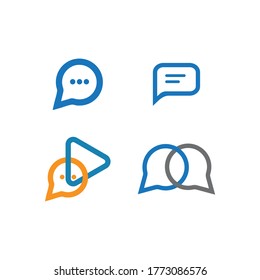 Speech bubble icon vector design