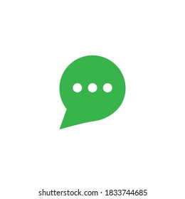 Speech bubble icon vector design