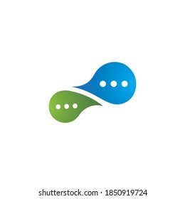 Speech bubble icon vector design