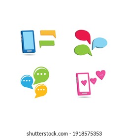 Speech bubble icon vector design