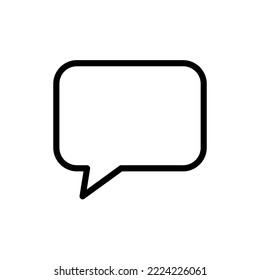 Speech bubble icon vector design templates