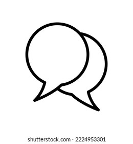 Speech bubble icon vector design templates