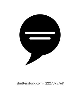 Speech bubble icon vector design templates
