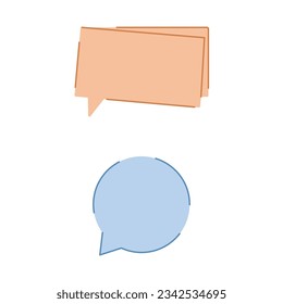 Speech Bubble Icon Vector Design.