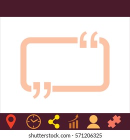 Speech Bubble  icon. Vector design.