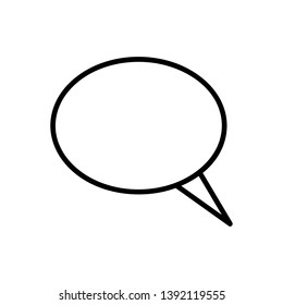 Speech Bubble Icon Vector / Illustration