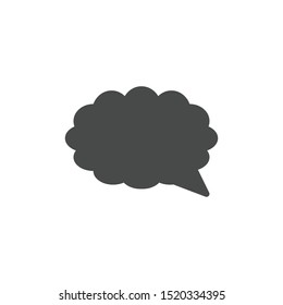 Speech bubble icon. Vector illustration
