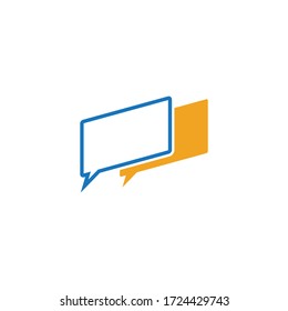  Plantilla de logotipo de Icono de burbuja de voz Vector Ilustración