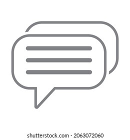 Speech bubble icon, vector illustration EPS10