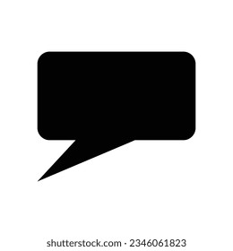 Speech bubble icon vector illustration symbol design