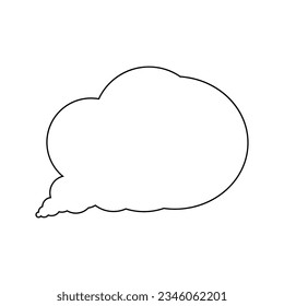 Speech bubble icon vector illustration symbol design