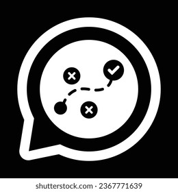 Ilustración vectorial de icono de burbuja de voz