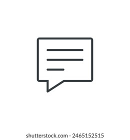 Speech bubble icon, speech bubble vector illustration