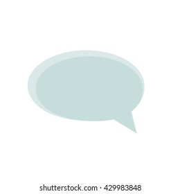 speech bubble icon. vector illustration