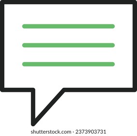 Speech Bubble icon vector image. Suitable for mobile application web application and print media.