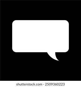 Speech bubble icon. Vector image