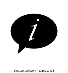 Speech bubble icon vector icon. Simple element illustration. Speech bubble symbol design. Can be used for web and mobile.