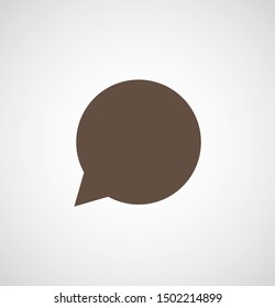 Speech bubble icon. Vector web design