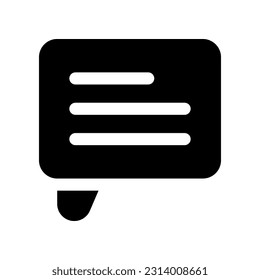Sprachblasensymbol für Ihr Website-Design, Logo, App, UI.