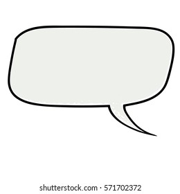 Speech Bubble Icon.Element For Comic Pictures, People Speech, Talk, Discussion. Vector Illustration