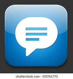 Speech bubble icons