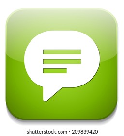 Speech bubble icons
