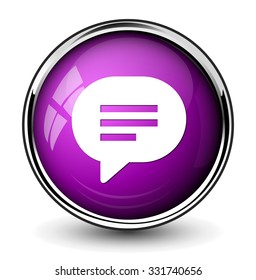 Speech bubble icons