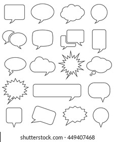 Speech Bubble Icons
