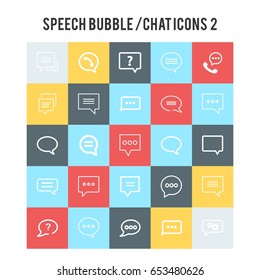 Speech Bubble Icons