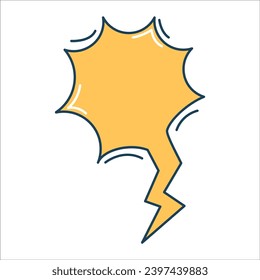 Iconos de burbuja de voz. Recursos gráficos sobre la burbuja Talk. Burbuja de voz en la nube.